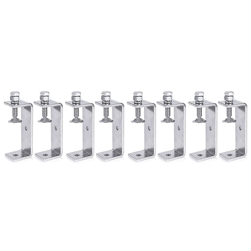 Metal Clamp Heavy Duty Clamp C Clamp Woodworking Clamp With Wide Jaw Openings (100Mm), 8Pcs 4852494557371