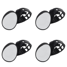 4X Bike Mirror, Bicycle Cycling Rear View Mirrors Adjustable Handlebar Mounted for Mountain Road Bike