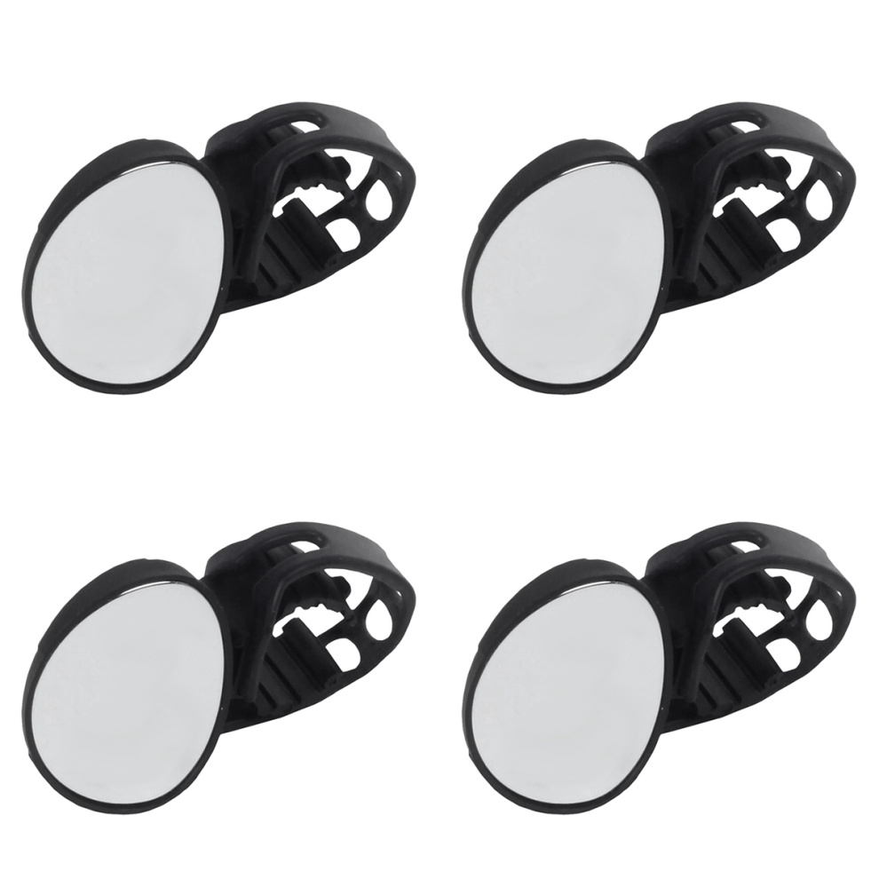 4X Bike Mirror, Bicycle Cycling Rear View Mirrors Adjustable Handlebar Mounted for Mountain Road Bike