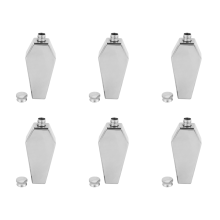 6X Mini Hip Flask 100ML Personalized Coffin Shape Portable Flagon Travel Wine Pot Bar Supplies Men's Gift