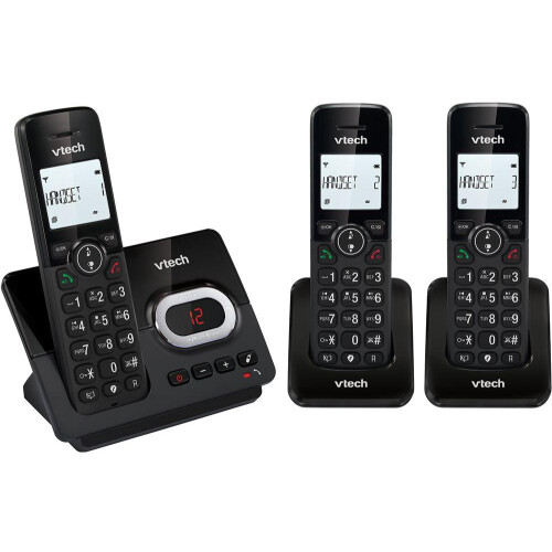 VTech Phone CS2052 Trio Digital Cordless Home Telephone Caller ID DECT 2
