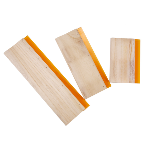 6 Pcs Silk Screen Printing Squeegee Ink Scaper Scratch Board Tools 16cm 24cm 33cm 2