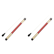 2X Music Conductor Batons,Imitation Handle Orchestra Conducting Music Batons (Black)