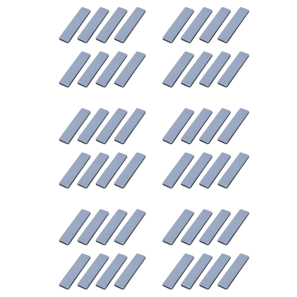 48Pc Furniture Glides Rectangle Furniture Sliders 25X100mm Self Adhesive Furniture Moving Sliders For Floor Protector 4852180930730