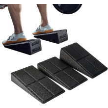Squat Wedge Block Adjustable Non-slip Squat Ramp Deadlift Wedge Calf Stretcher Slant Board Strength
