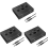 3 Set 3.5mm Audio Switcher, 2 Input 1 Output/1 Input 2 Output Audio Splitter Switcher, Audio Switcher Box, One-Key Mute 1