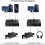3 Set 3.5mm Audio Switcher, 2 Input 1 Output/1 Input 2 Output Audio Splitter Switcher, Audio Switcher Box, One-Key Mute 2