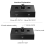 3 Set 3.5mm Audio Switcher, 2 Input 1 Output/1 Input 2 Output Audio Splitter Switcher, Audio Switcher Box, One-Key Mute 4