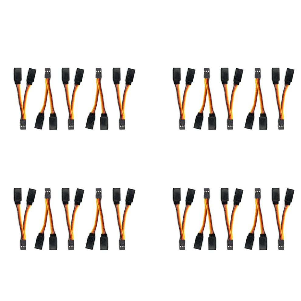 Photos - Parts for Drones & RC models 20 Pcs JR/Futaba Style Servo 1 to 2 Y Harness Leads Splitter Cable Male to Female Extension Lead Wire for RC Models 7cm