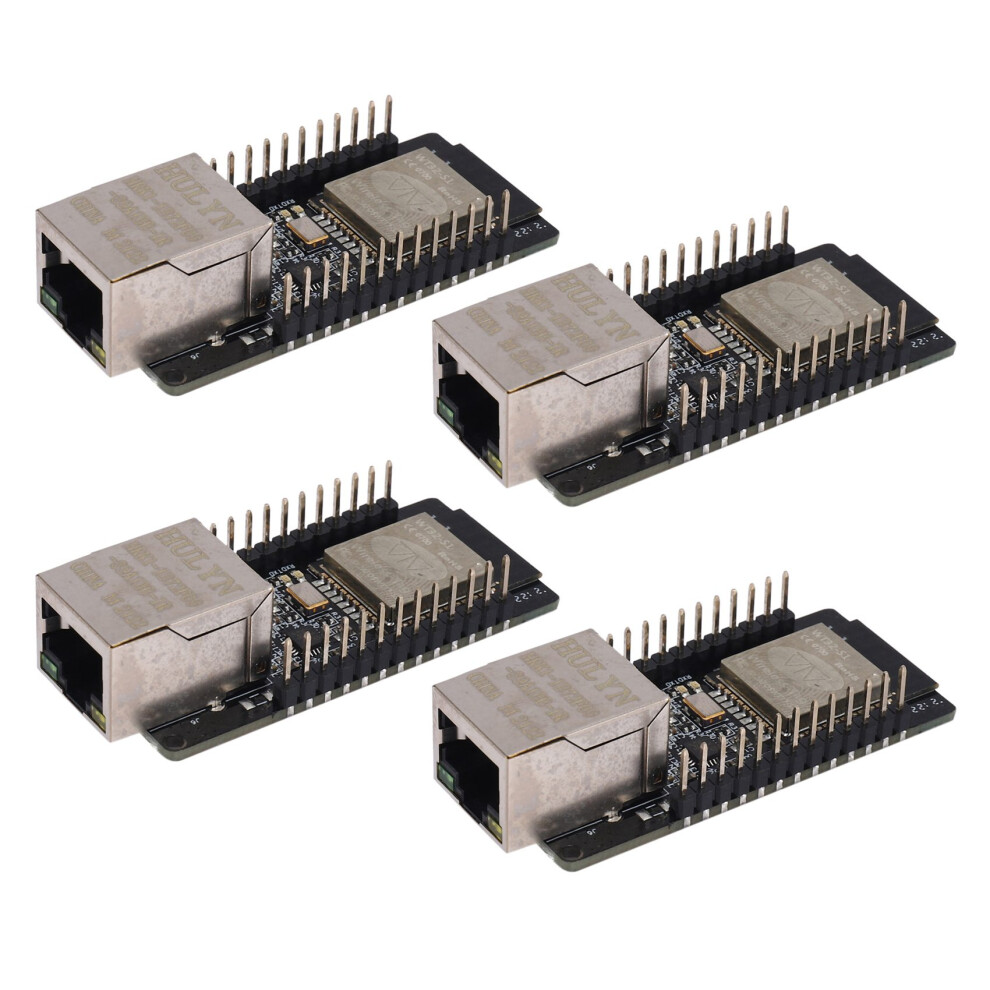 Exogio Black 4X Wt32-Eth01 Embedded Serial Port Networking Bluetooth + Wifi Combo Gateway Module