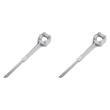 2X Bung Wrench, Drum Wrench Aluminum Barrel Opener Tool for 10 15 20 30 50 55 Gallon Barrels, Fits 2 and 3/4 Inch