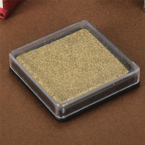 4X Ink Pad Stamp Pad for Wedding Letter Document Gold 2