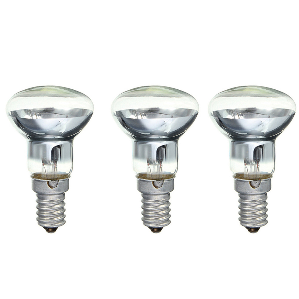Replacement Lava Lamp E14 R39 30W Spotlight Screw in Light Bulb Clear Reflector Spot Light Bulbs Lava Incandescent 3Pcs