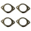4X for- E60 E71 E84 E90 E92 E93 Exhaust Gasket 18307553603 1