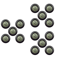 15-Pack Hygrometer Thermometer Digital LCD Monitor Humidity Meter Gauge for Humidifiers Dehumidifiers