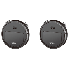 2X Smart Robot Vacuum Cleaner 3-In-1 Household Cleaning Machine Automatic Vacuum Cleaner,Black