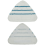 6-Pack Triangle Steam Mop Replacement Pads - Ultra Thick Microfiber, Reusable & Machine Washable 4