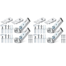 Bifold Door Hardware Kit, 4 Pack Repair Replacement Parts for Bi-Fold Door Sliding Door Closet Door