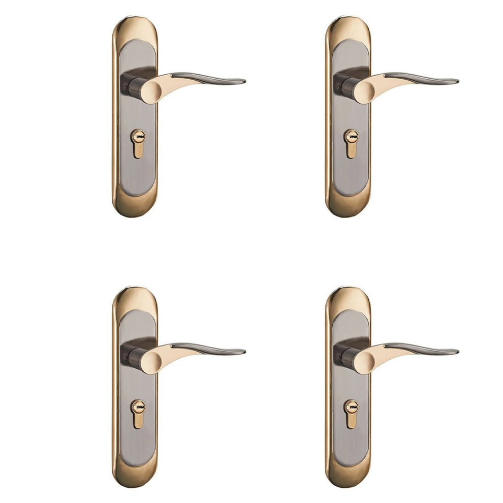 4X Indoor Household Door Handle for Home with Security Lock Key Set Aluminum Alloy-image-OPC-PDPMGHQ-NEW
