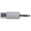 2X 3.5mm Stereo Male to RCA Mono Female Audio Adapter,Silver 4