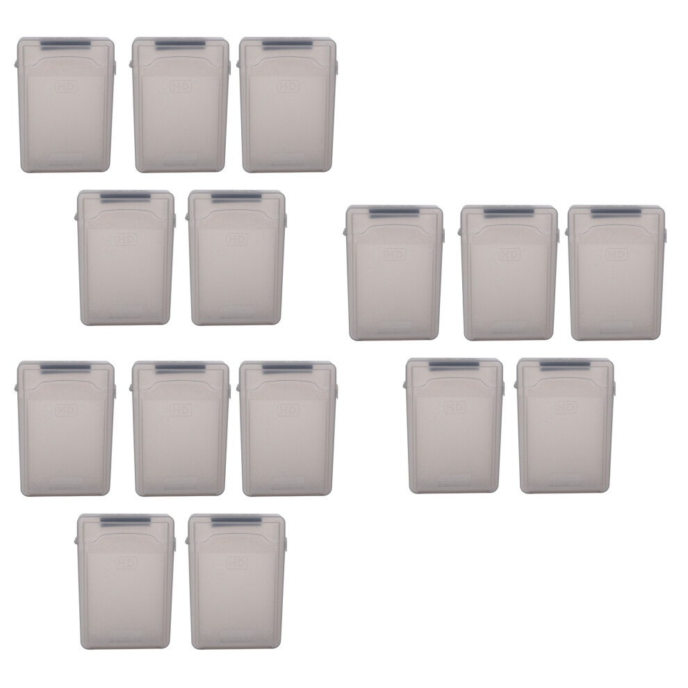 15Pcs 3.5 Inch Ide Sata Hdd Hard Drive Disk Plastic Storage Box Case Enclosure 4852180942559
