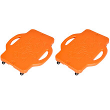 2X Kindergarten Large Scooter Sensory Training Equipment Children's Vestibule Balance Board Outdoor Toys