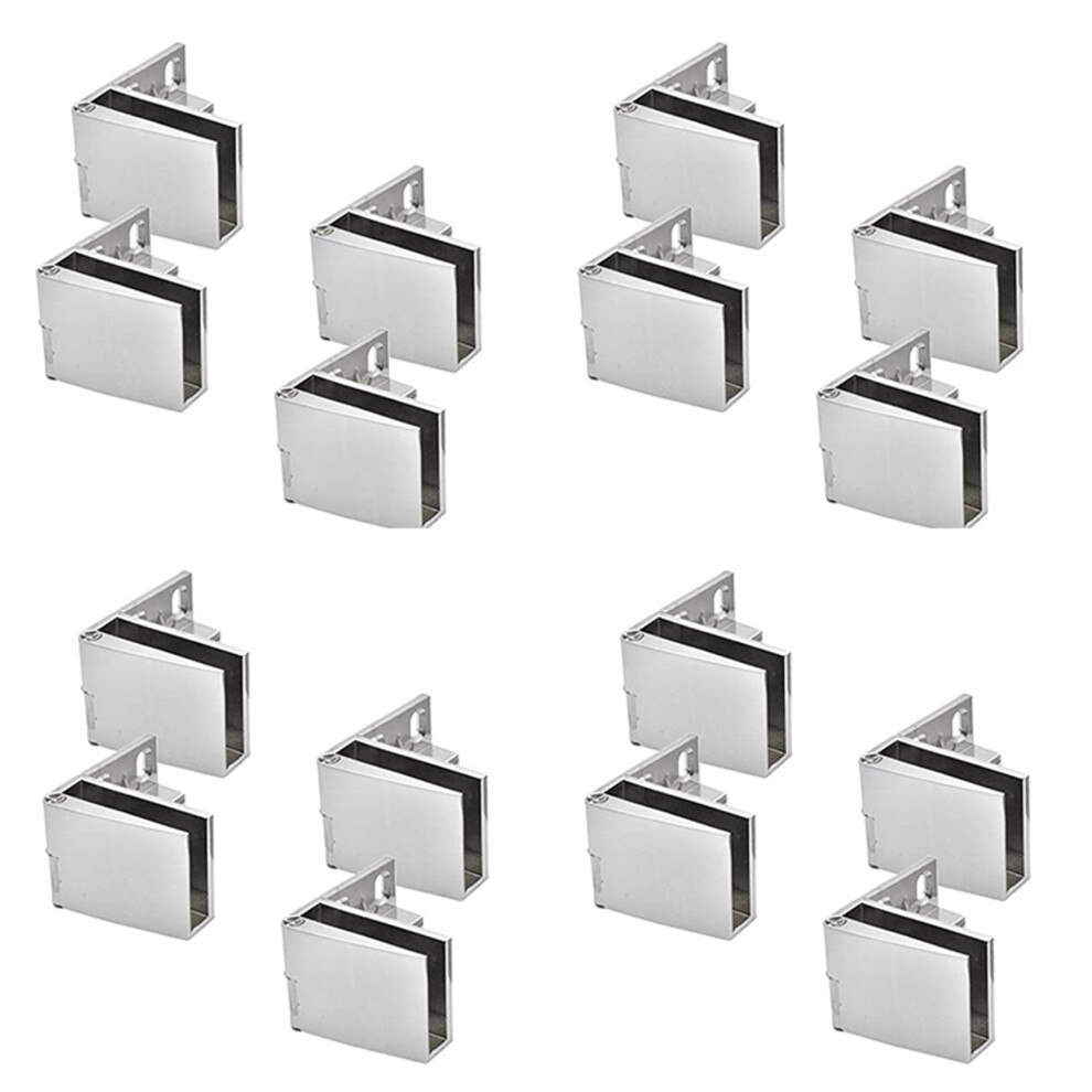 16 Pack Glass Door Hinges Glass Cabinet Door Hinge Glass Wine Cabinet Hinge Glass Display Hinge 4852180942627