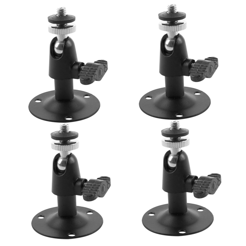 4X 2.6 Inch High Wall Ceiling Mount Stand Bracket For Security Cctv Camera Black 4852180945765