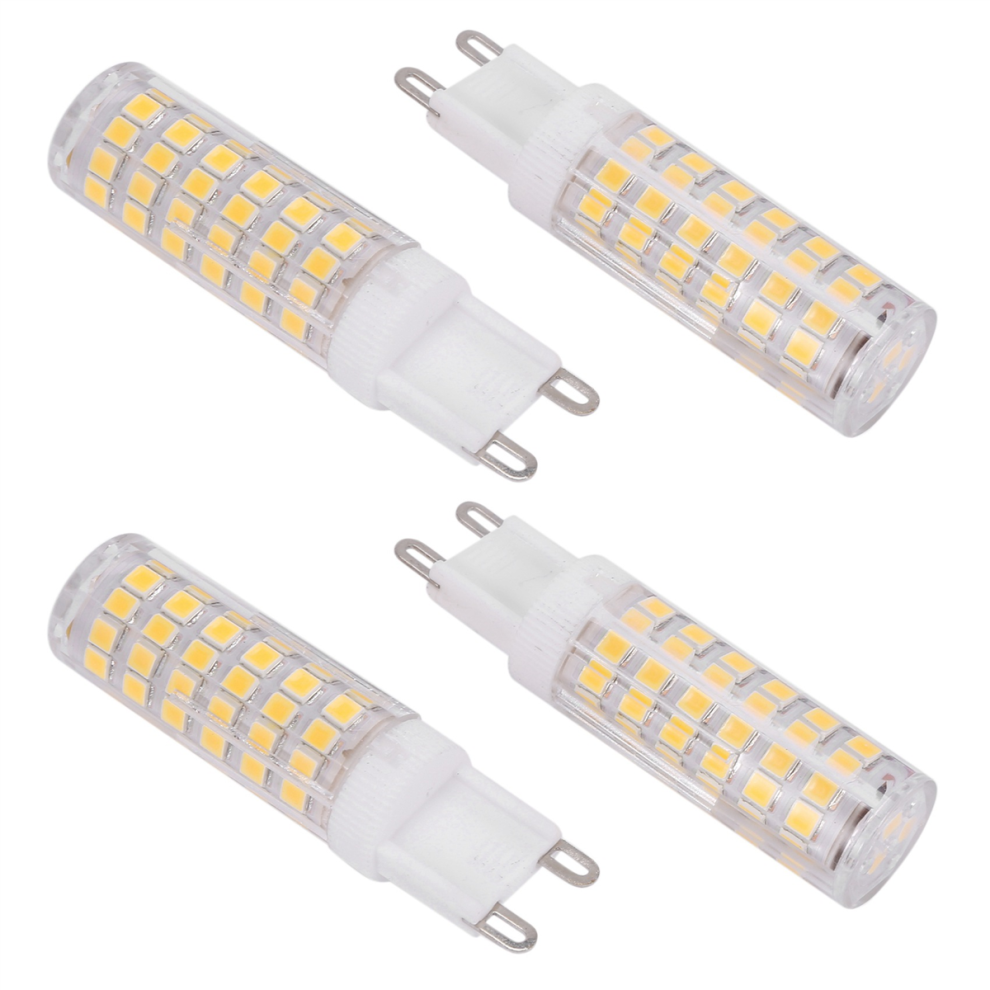 10W G9 100 LED Light Bulbs LED Corn Light Bulbs Ceramic, No Flicker, Wide Beam Angle, 4PCS Natural White