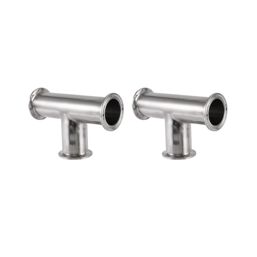 Photos - Other Bathroom Accessories 2 Pcs 1.5Inch 38mm Sanitary Tri Clamp 3 Way Tee 304 Stainless Steel Sanitary Ferrule Tee Connector Pipe Fitting