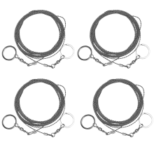 4X Outdoor Hand-Drawn Rope Saw 304 Stainless Steel Wire Saw Camping Life-Saving Woodworking Super Fine Hand Saw Wire 5M
