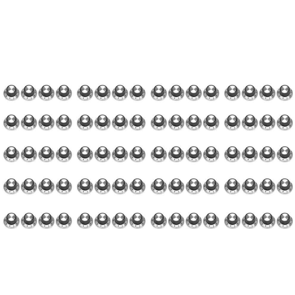 80 X Potentiometer Pot Metal Knob With 0-9 Turntable For 6Mm Shaft Knob 4852180944249