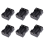 6X Double Side Spring 6 x 1.5 V AA Battery Holder Case Box Black 1