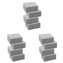 12 Pack Grill Griddle Cleaning Brick Block,Kitchen Bathroom Cleaning Pumice Block, De-Scaling Cleaning Stone