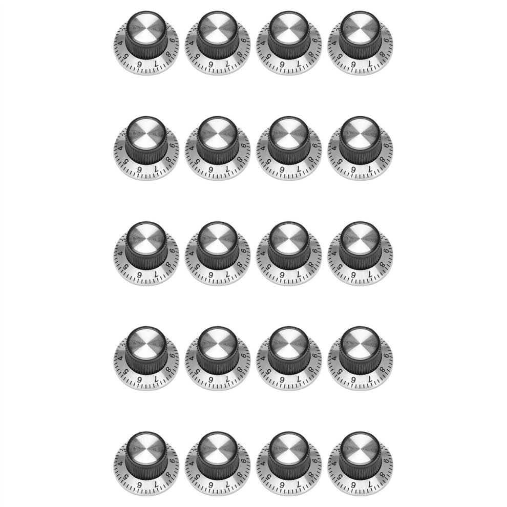 20 X Potentiometer Pot Metal Knob With 0-9 Turntable For 6Mm Shaft Knob 4852180944829