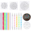Mandala Dotting Stencil Tools Rock Painting Kit Ball Stylus Dotting Tools Include Stencil, Paint Tray (85 Pack) 2