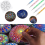 Mandala Dotting Stencil Tools Rock Painting Kit Ball Stylus Dotting Tools Include Stencil, Paint Tray (85 Pack) 7
