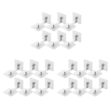 Furniture Anchors Wall Anchors, Anti Tip Furniture Anchors No Drill, Adhesive Furniture Wall Anchors for Baby 18 Pcs