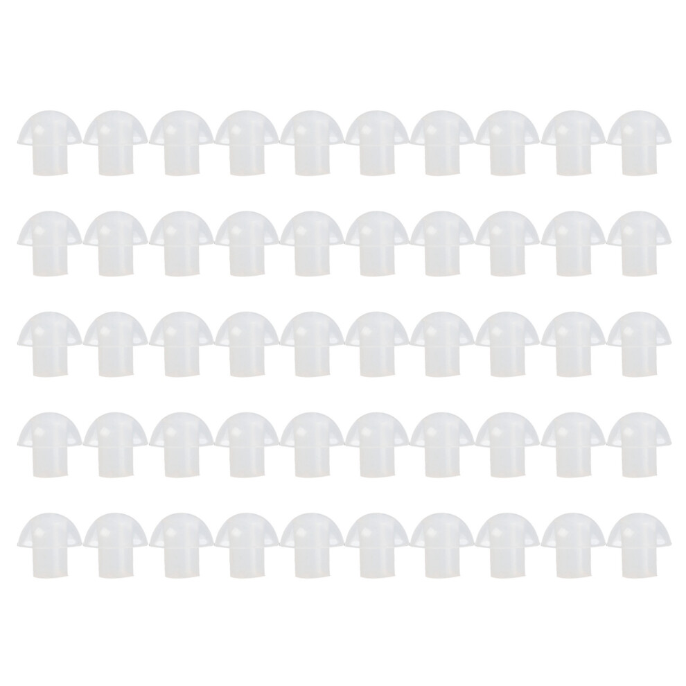 40Pcs Silicone In-Ear Earbuds Mushroom Eartip Ear Bud For Radio Earpiece Headset White 4852180949213