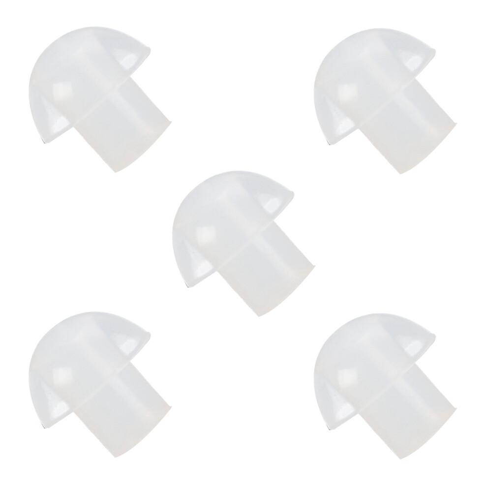 100Pcs Silicone In-Ear Earbuds Mushroom Eartip Ear Bud For Radio Earpiece Headset White 4852180949374