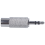 3Pcs 3.5mm Stereo Male to RCA Mono Female Audio Adapter,Silver 4