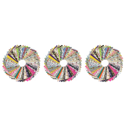 DIY Quilting Patch 180Pcs 10cmx10cm Charm Pack Cotton Fabric Patchwork Bundle Fabrics Cloth Sewing