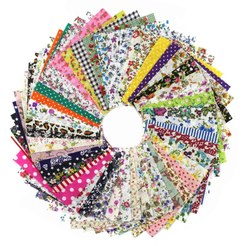 DIY Quilting Patch 180Pcs 10cmx10cm Charm Pack Cotton Fabric Patchwork Bundle Fabrics Cloth Sewing 2