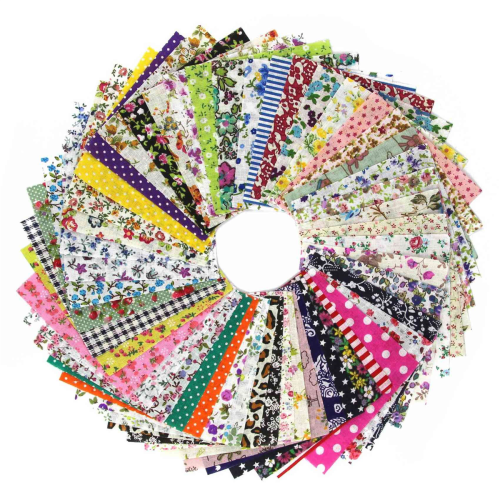 DIY Quilting Patch 180Pcs 10cmx10cm Charm Pack Cotton Fabric Patchwork Bundle Fabrics Cloth Sewing 1