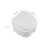 2X White Denture Case, Denture Cup with Strainer, Denture Bath Box False Teeth Storage Box with Basket Net Holder 2