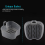 3X Dark Blue Denture Case, Denture Cup with Strainer, Denture Bath Box False Teeth Box with Basket Net Container Holder 4