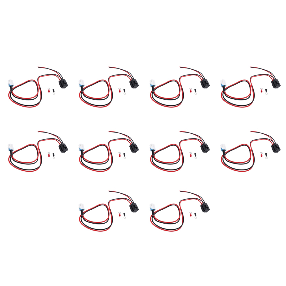 10X Radio Power Cord Cable For Ft-450 Ft-991 -480 Icom Ic-7000 Ic-7600 4852180948032