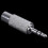 4X, 3.5mm Stereo Male to RCA Mono Female Audio Adapter,Silver 7