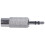 4X, 3.5mm Stereo Male to RCA Mono Female Audio Adapter,Silver 4