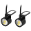 4 Pcs White LED Motorcycle Headlight Spotlight Driving Daytime Running Light Lamp 2